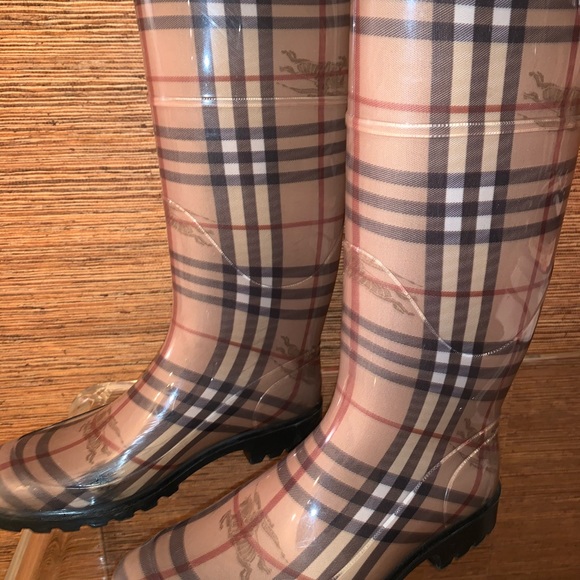 Burberry USED Rain Boots SIZE 38 - Picture 8 of 8